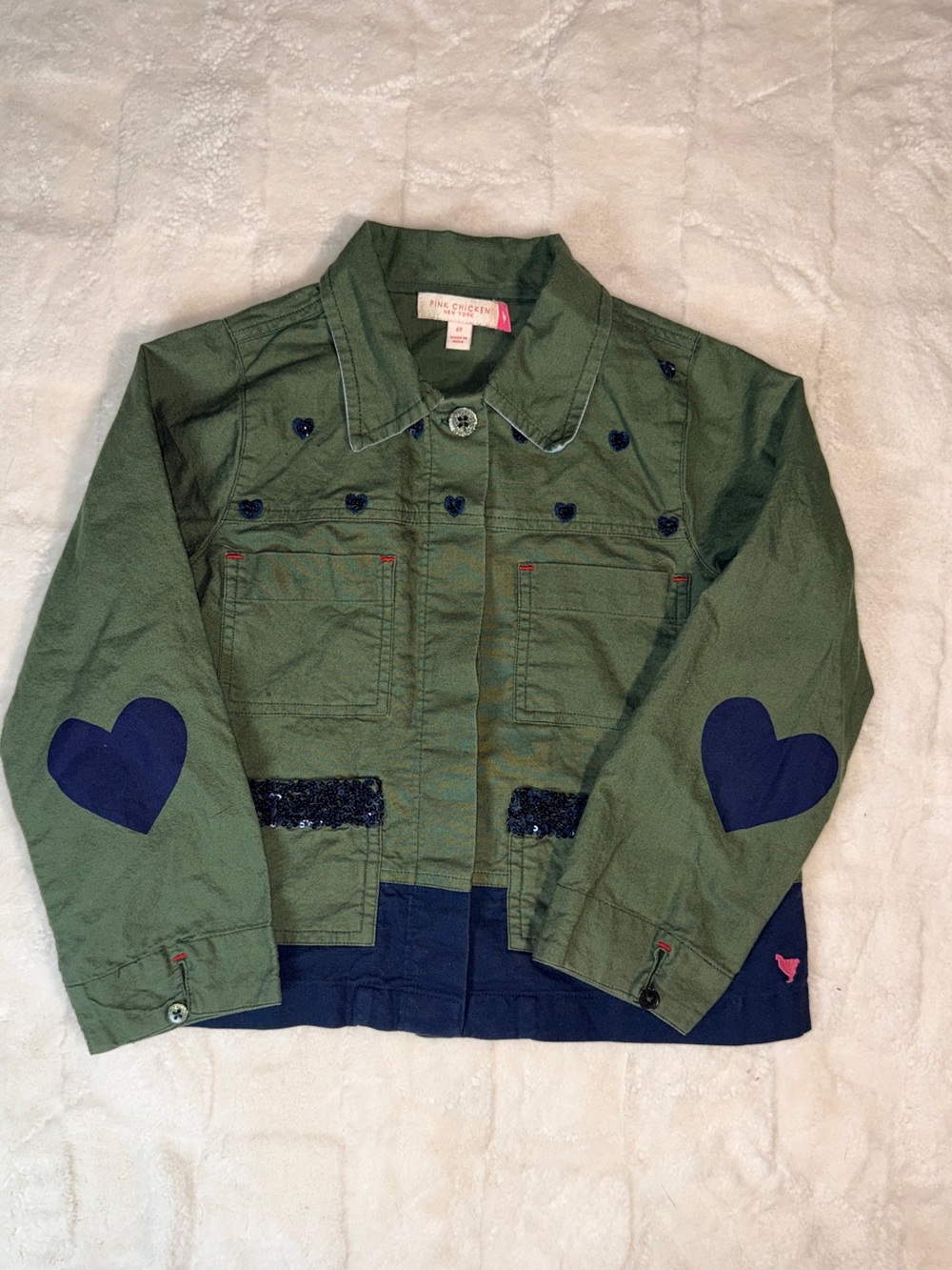 Pink Chicken Wiley Army Green Jacket - 6